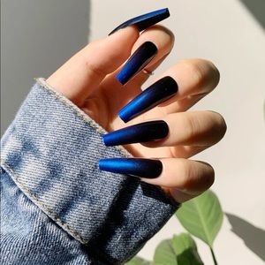 Long Coffin Fake Nail